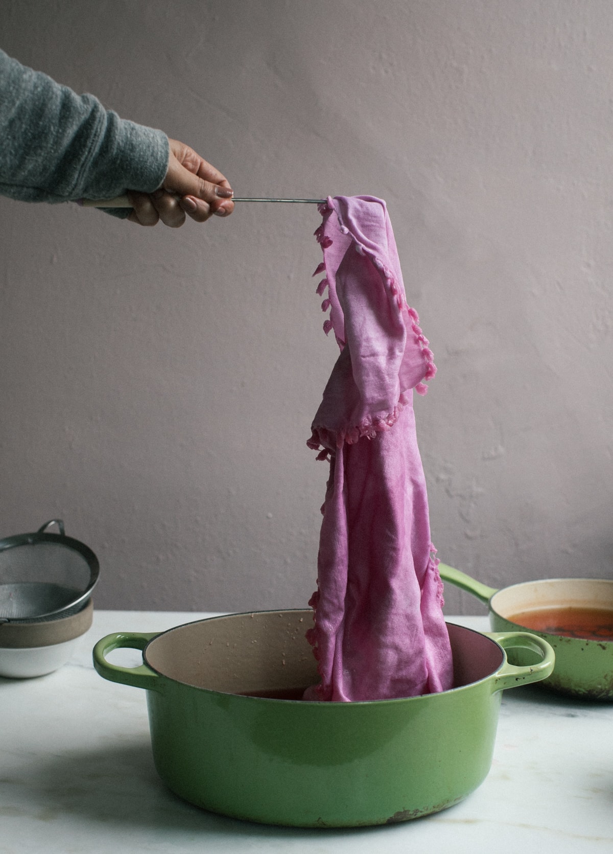 Naturally Dyed Linens 