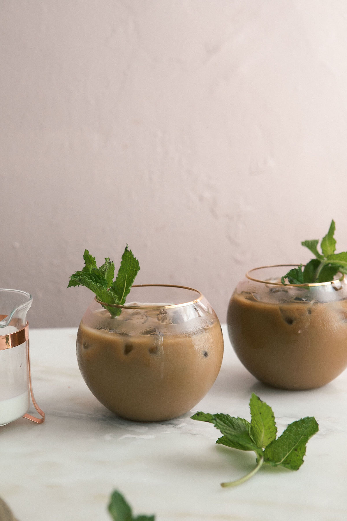 Mint Vanilla Iced Coffee