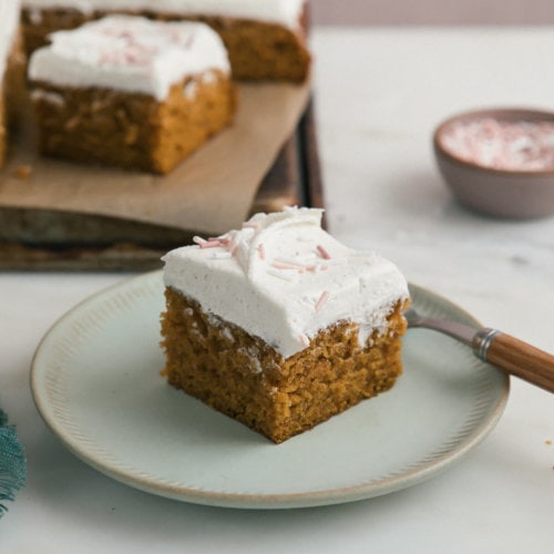 Pumpkin Sheet Cake With Brown Butter Frosting A Cozy Kitchen