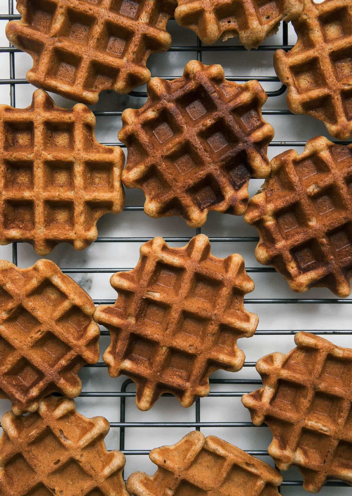 Crispy Pumpkin Waffles 