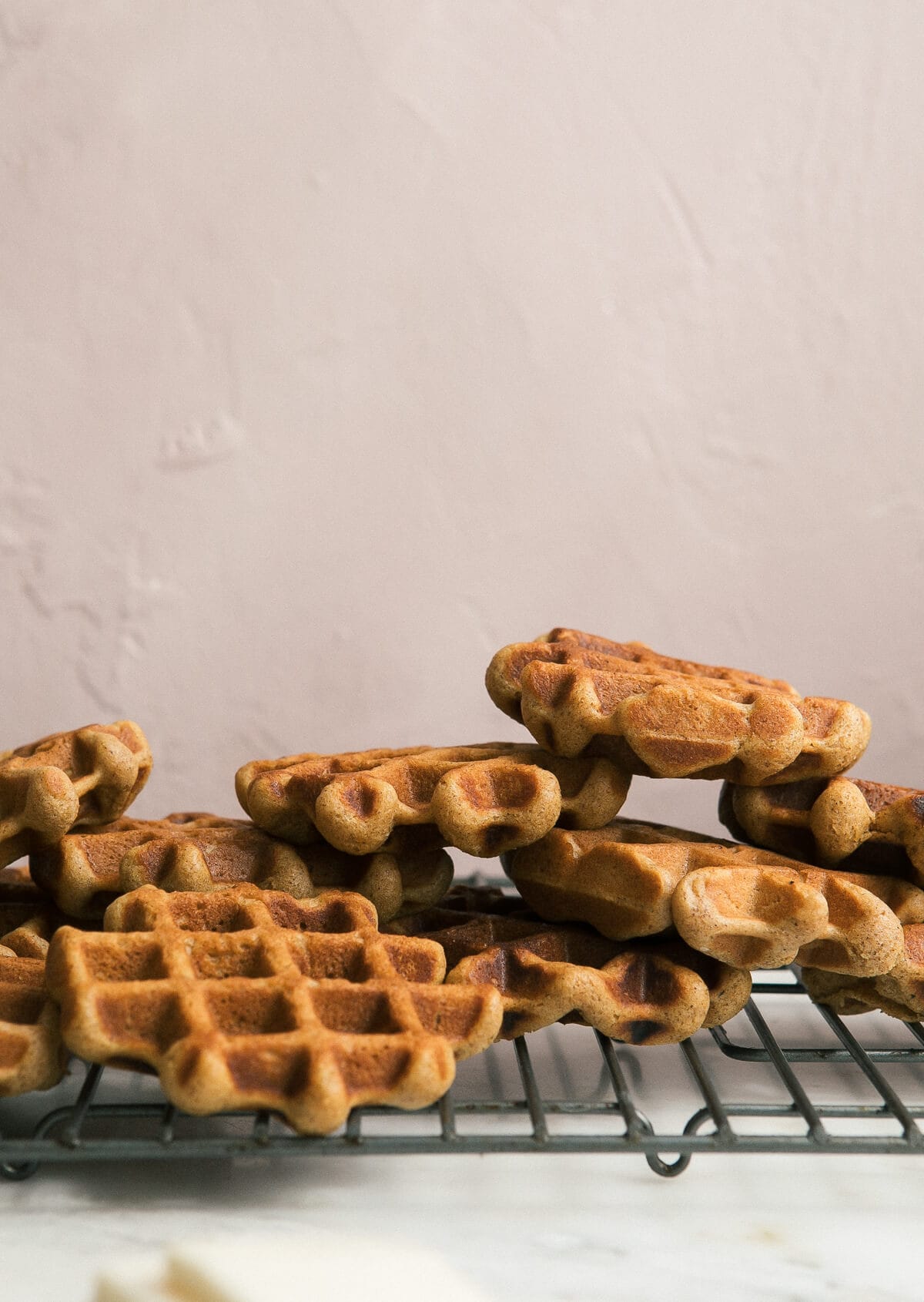 Crispy Pumpkin Waffles 