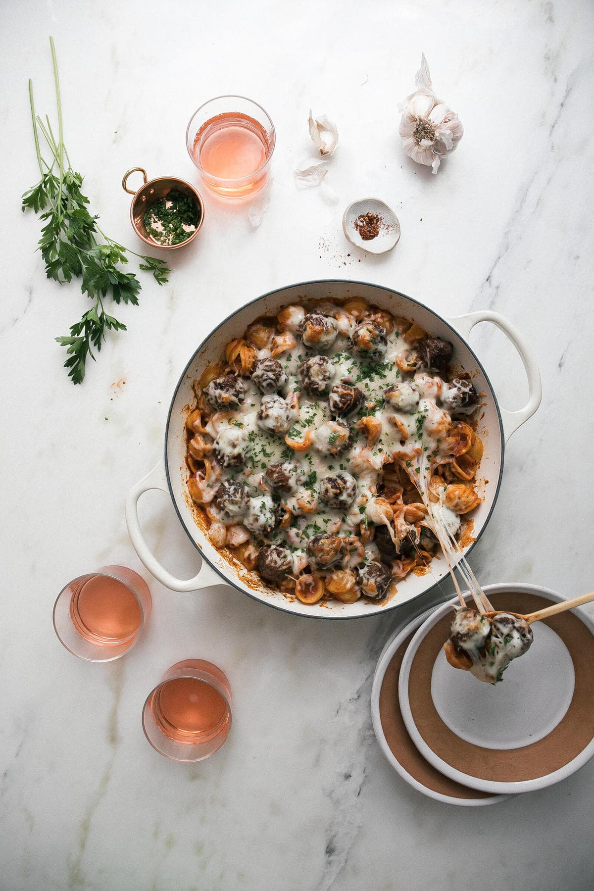 Meatball Pasta Bake