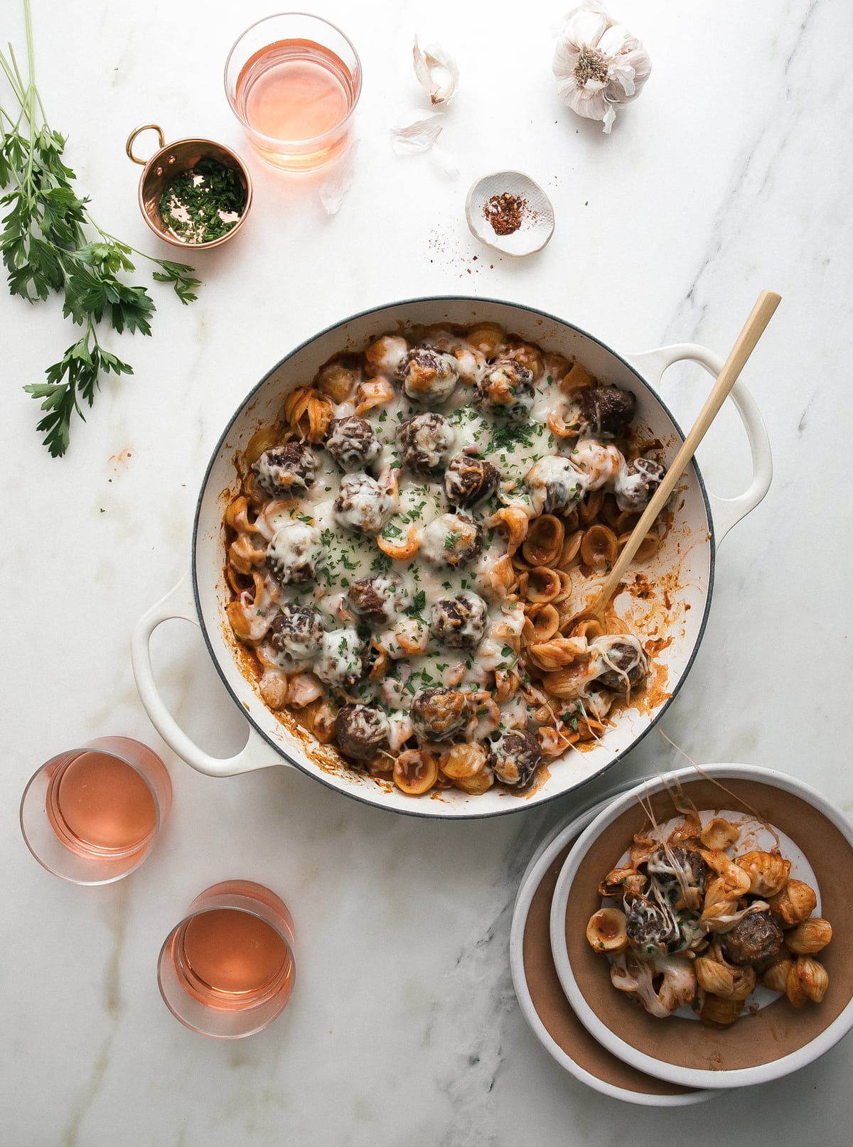 Meatball Pasta Bake