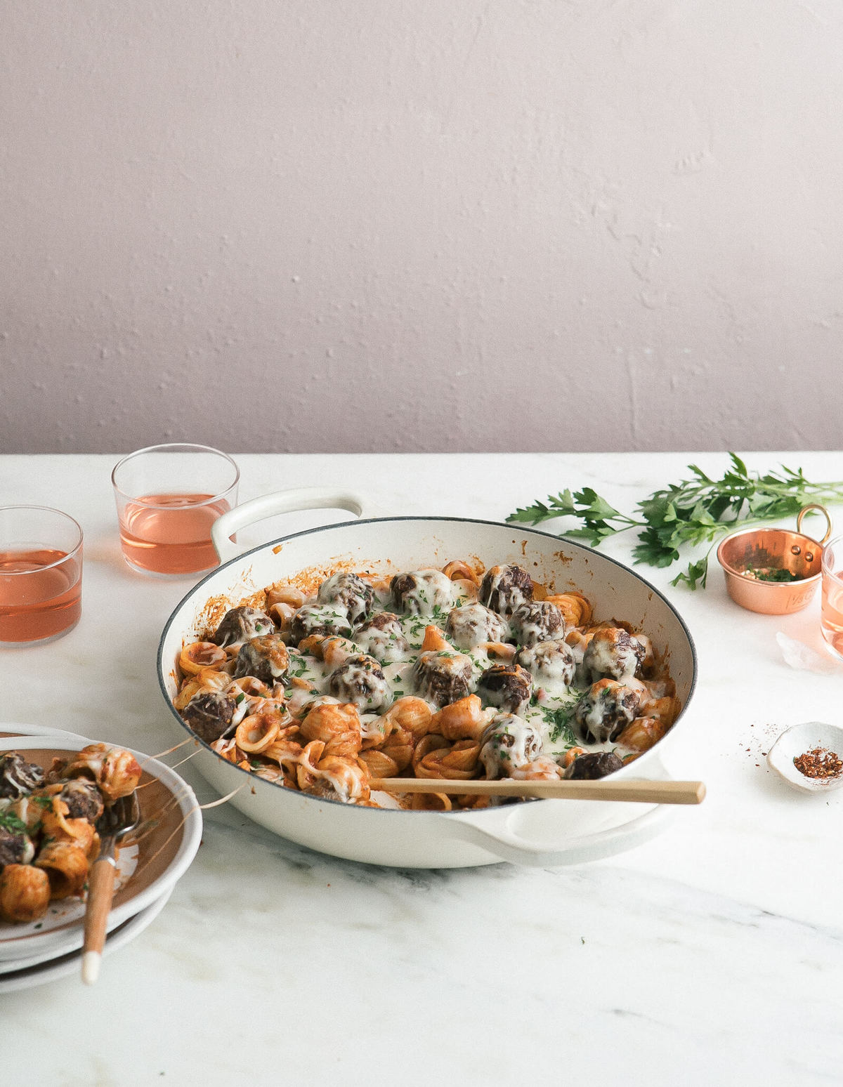 Meatball Pasta Bake