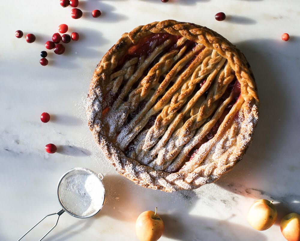 Apple Cranberry Pie