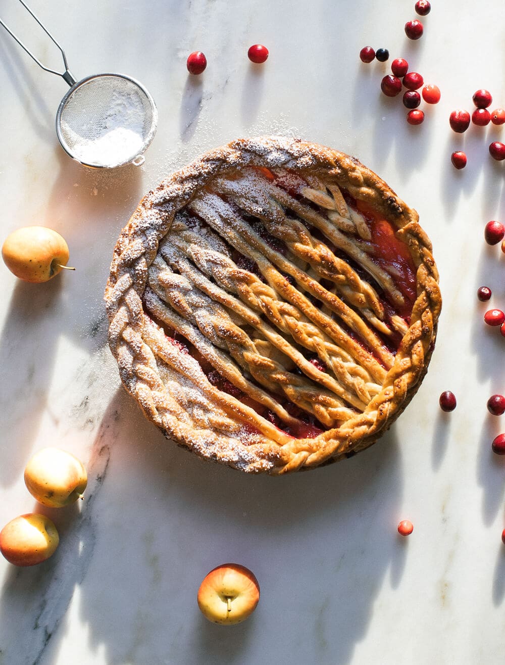 Apple Cranberry Pie