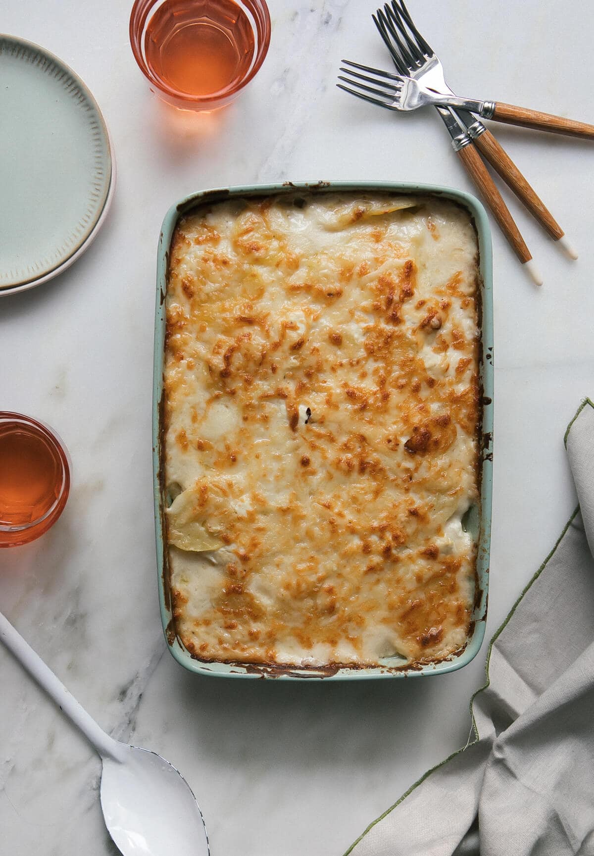 Goat Cheese Potato Gratin