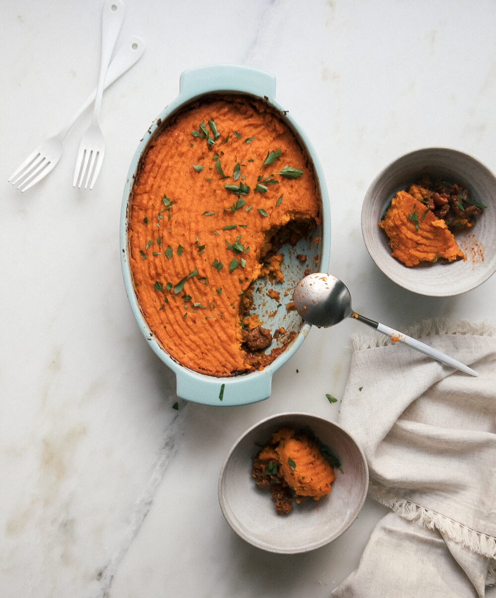 Sweet Potato Shepherd's Pie 