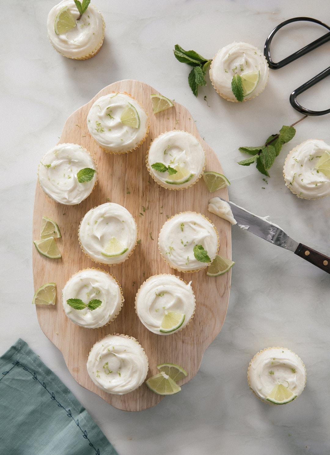 Mojito Cupcakes with Mojito Frosting - A Cozy Kitchen Mojito Cupcakes with Mojito Frosting - A Cozy Kitchen