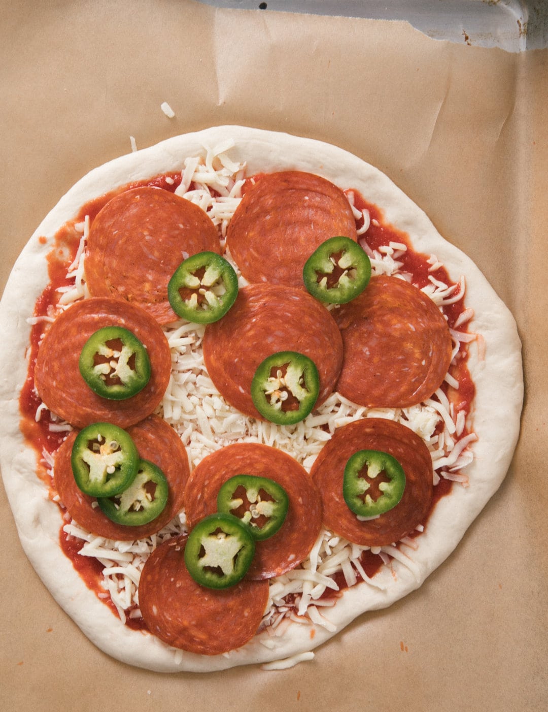 Jalapeño Pizza with Crispy Pepperoni A Cozy Kitchen