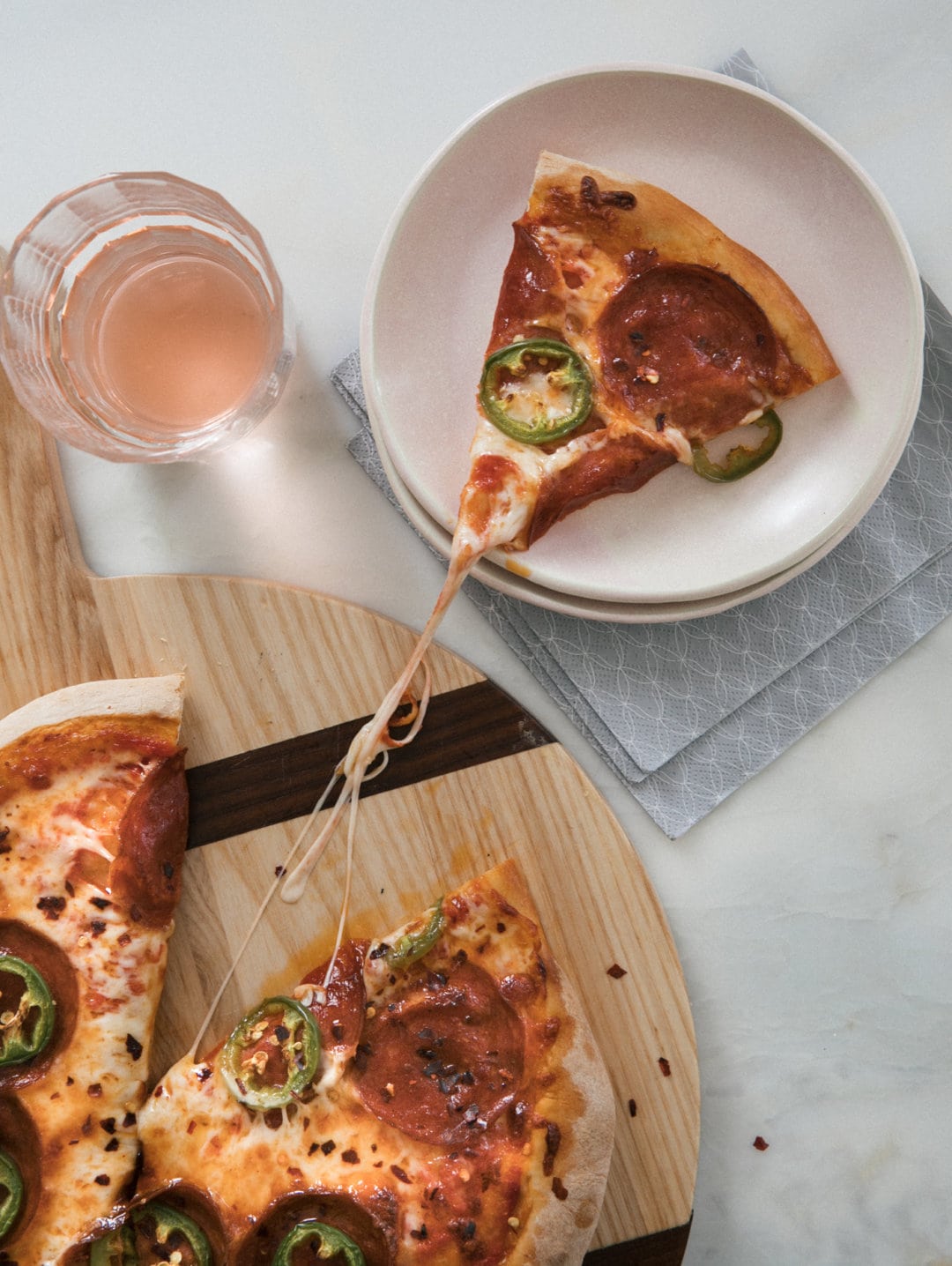 Jalapeño Pizza with Crispy Pepperoni A Cozy Kitchen