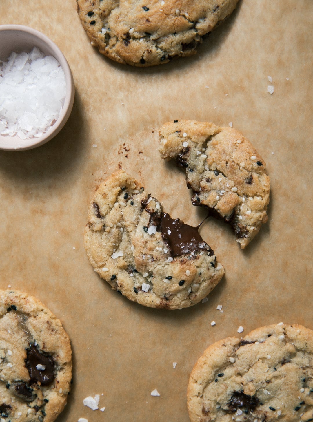 Sesame Chocolate Chip Cookies A Cozy Kitchen