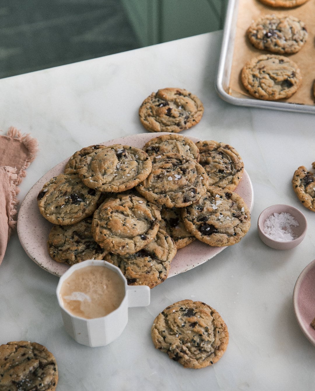 Sesame Chocolate Chip Cookies A Cozy Kitchen