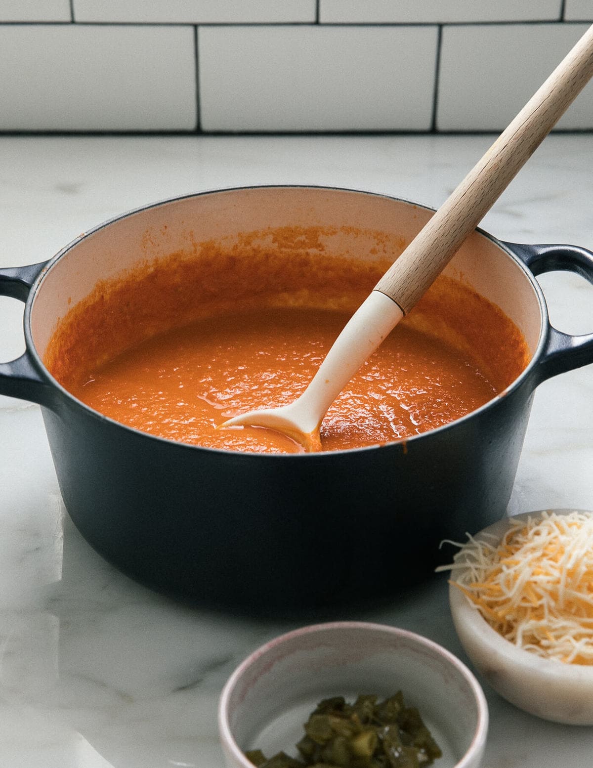 Tomato and Hatch Chile Soup