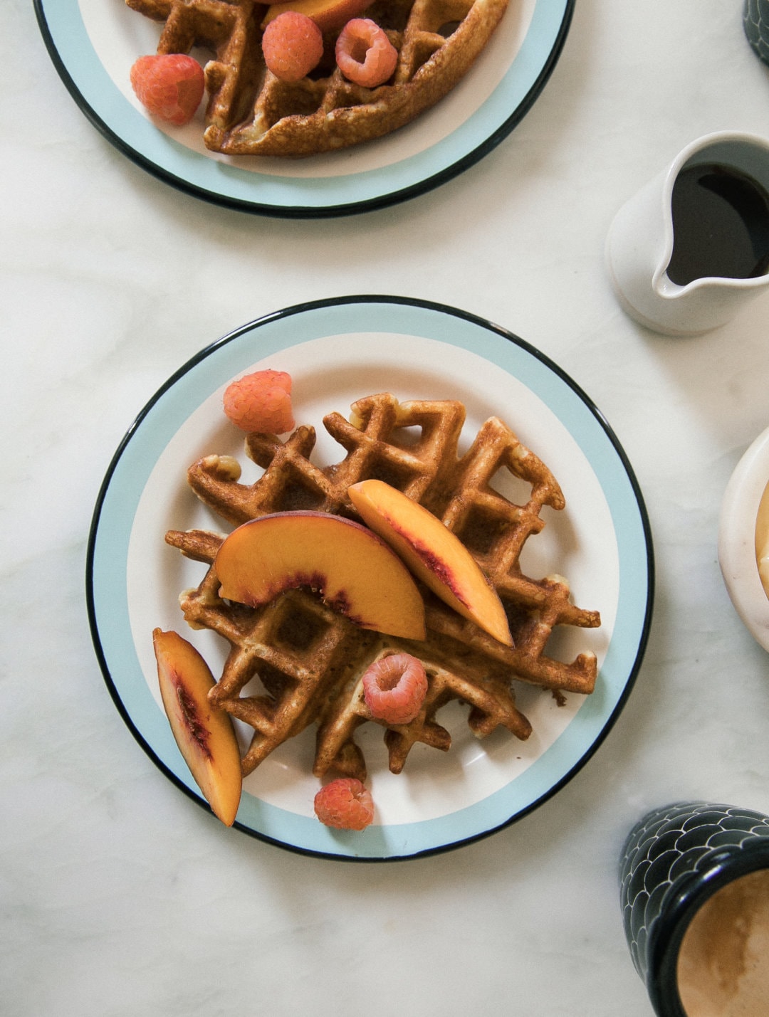 Light & Crispy Waffle Recipe - Very Crispy! - A Cozy Kitchen