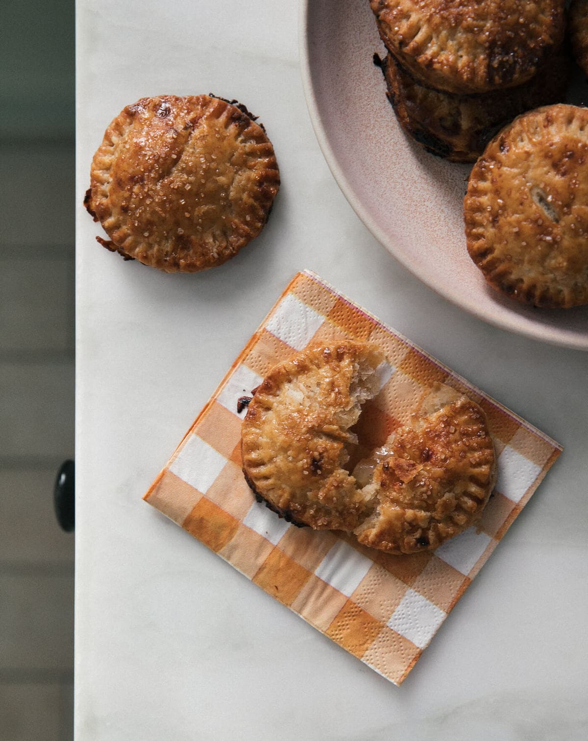 Crispy Cheddar Rye Apple Hand Pies 