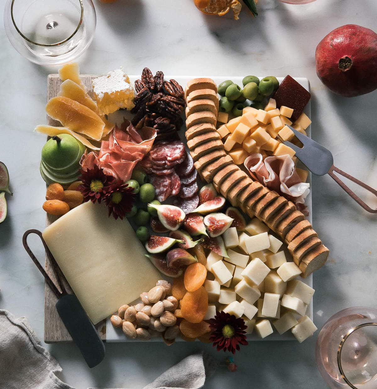 Charcuterie Board For Two - Homemade In The Kitchen