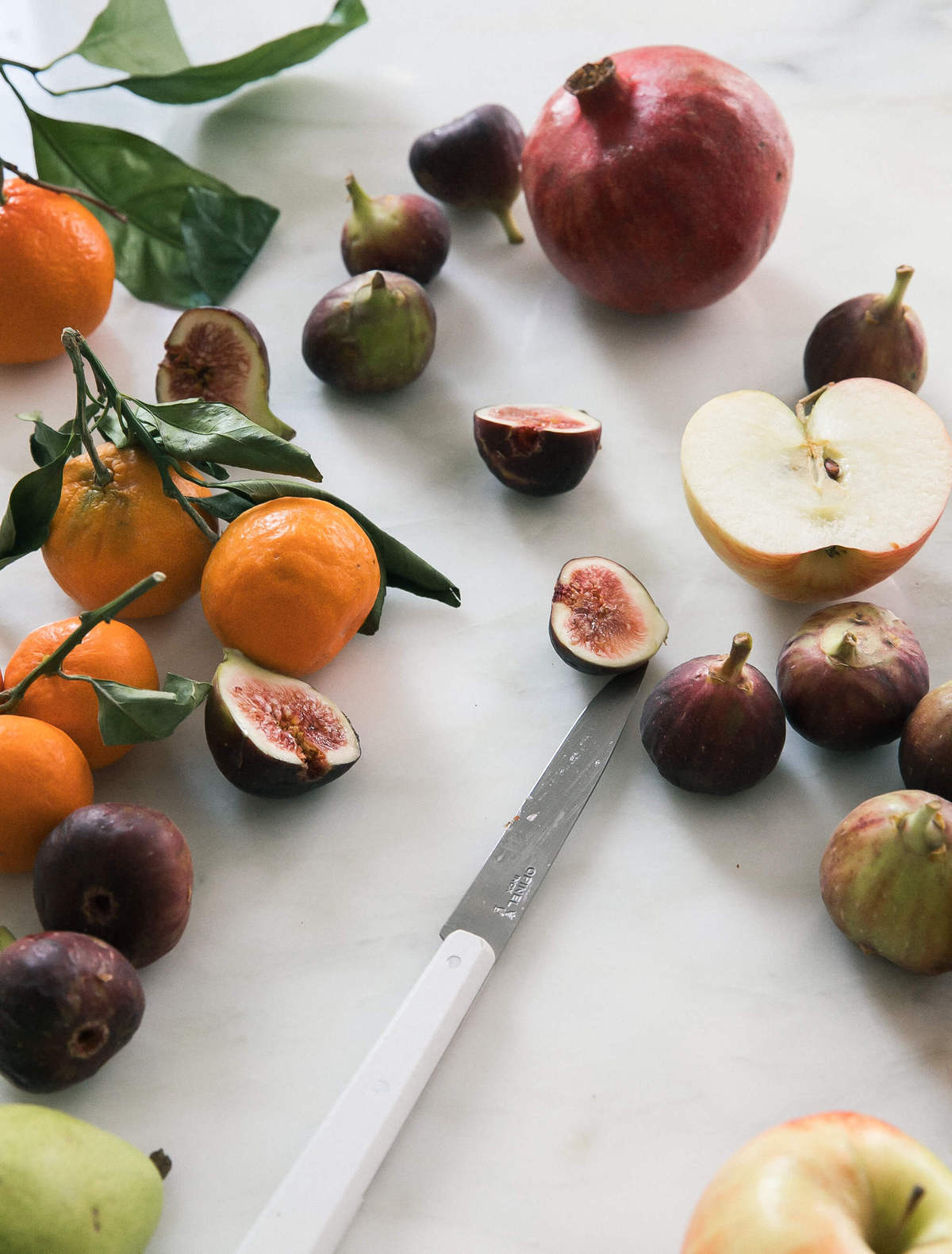 Fresh fruit for cheese board. 