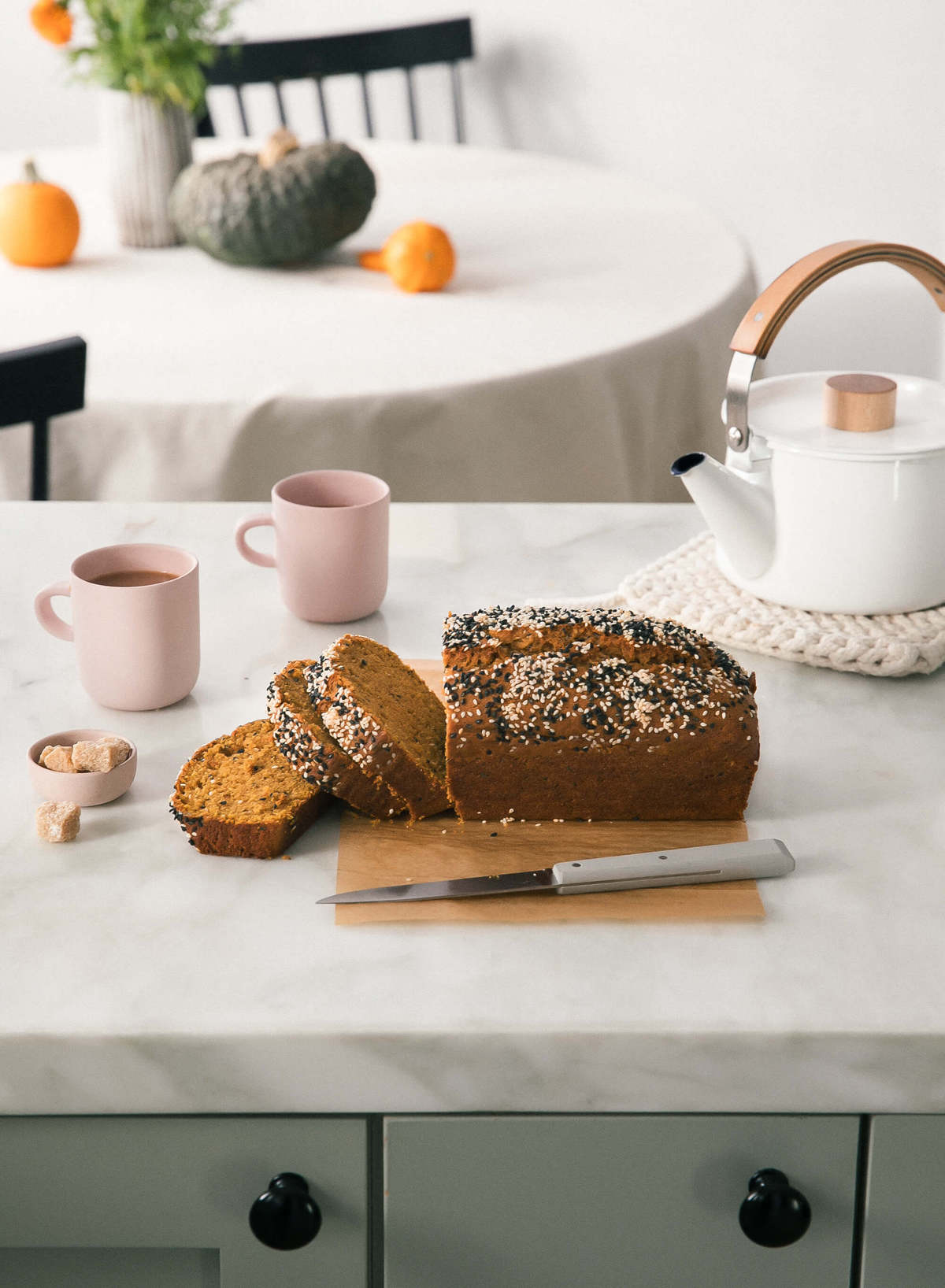 Pumpkin Tahini Loaf