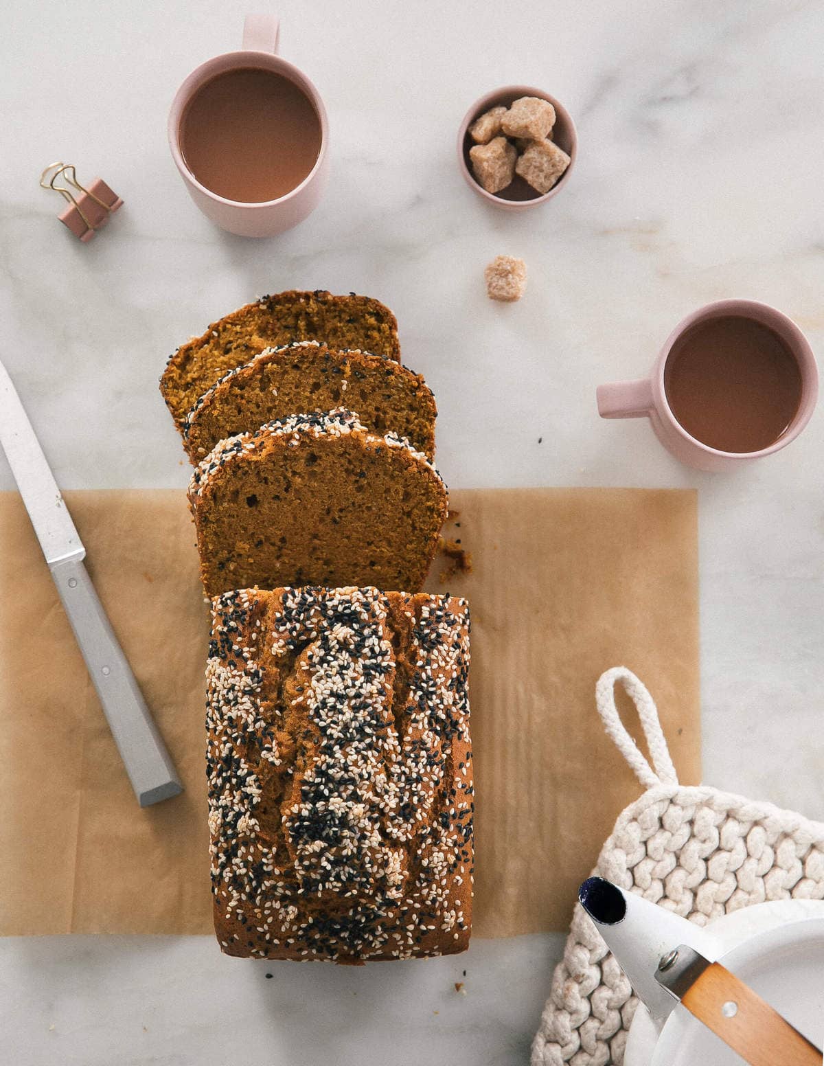 Pumpkin Tahini Loaf