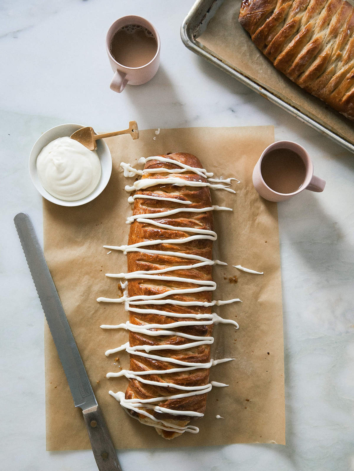 Breakfast Braided Strawberry Bread