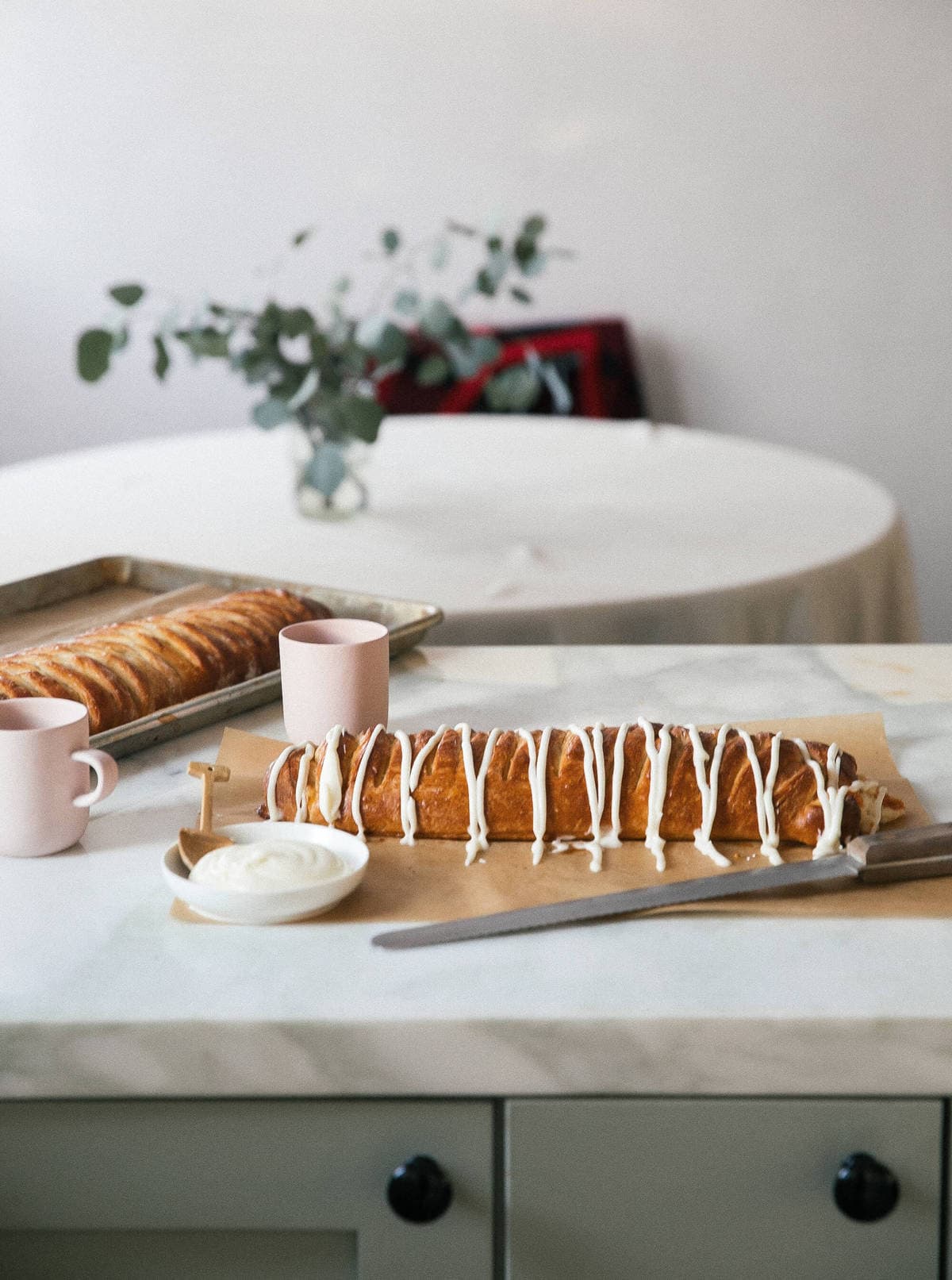 Breakfast Braided Strawberry Bread