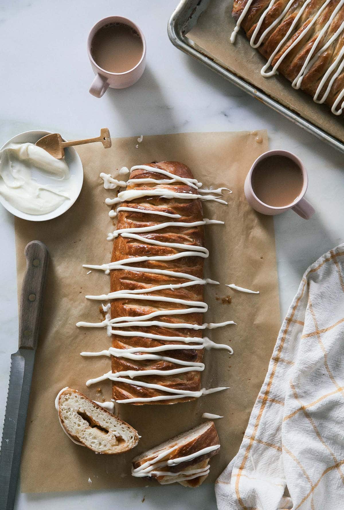 Breakfast Braided Strawberry Bread