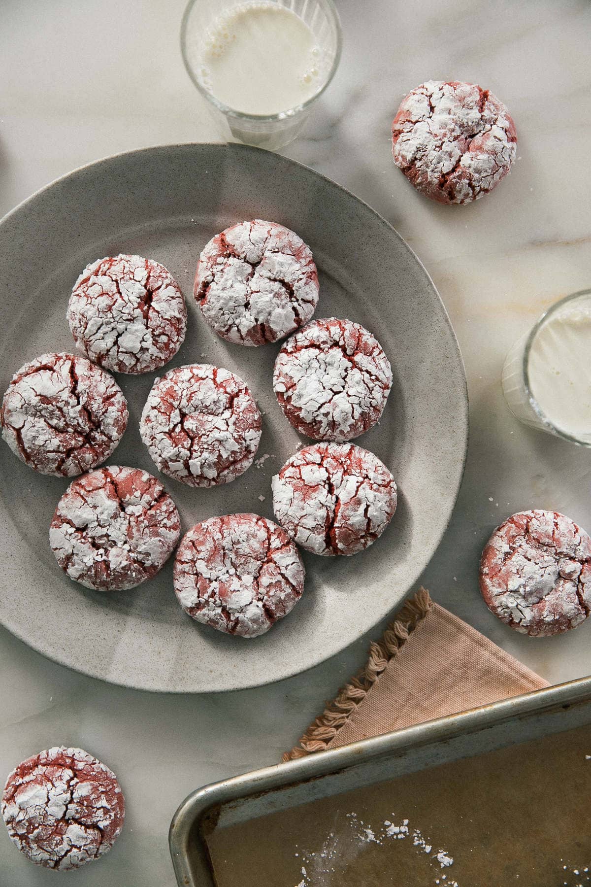 Berry Crinkle Cookies