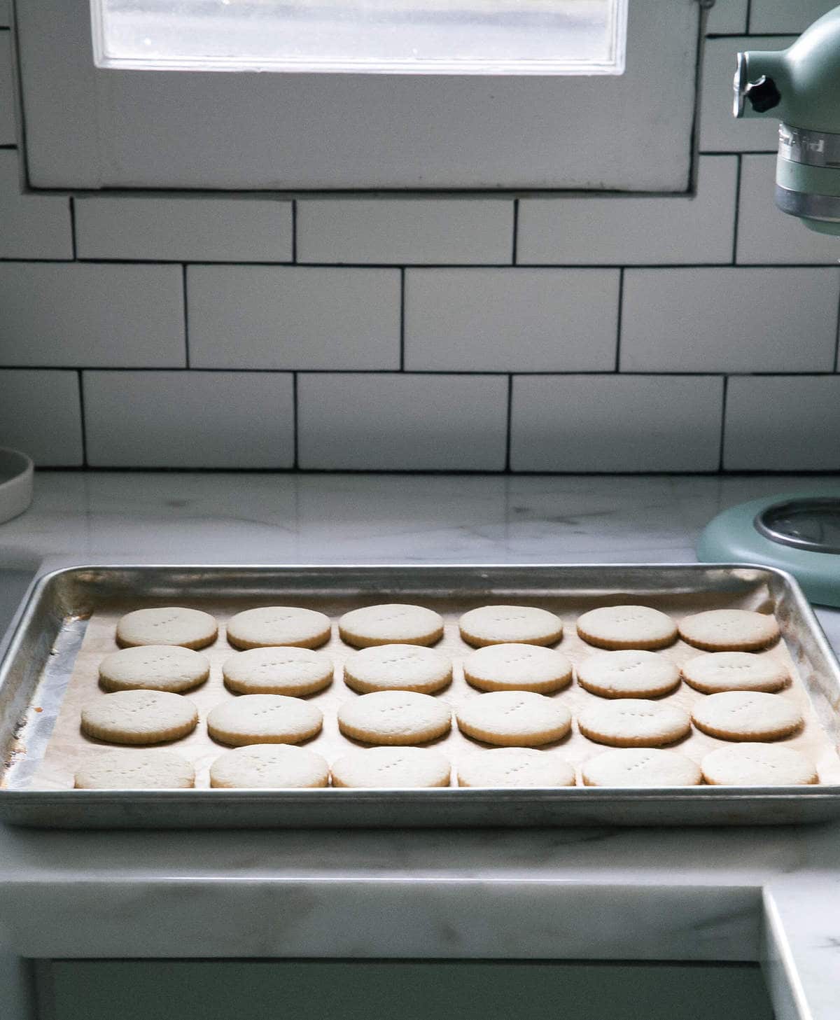 Cookies post bake. 