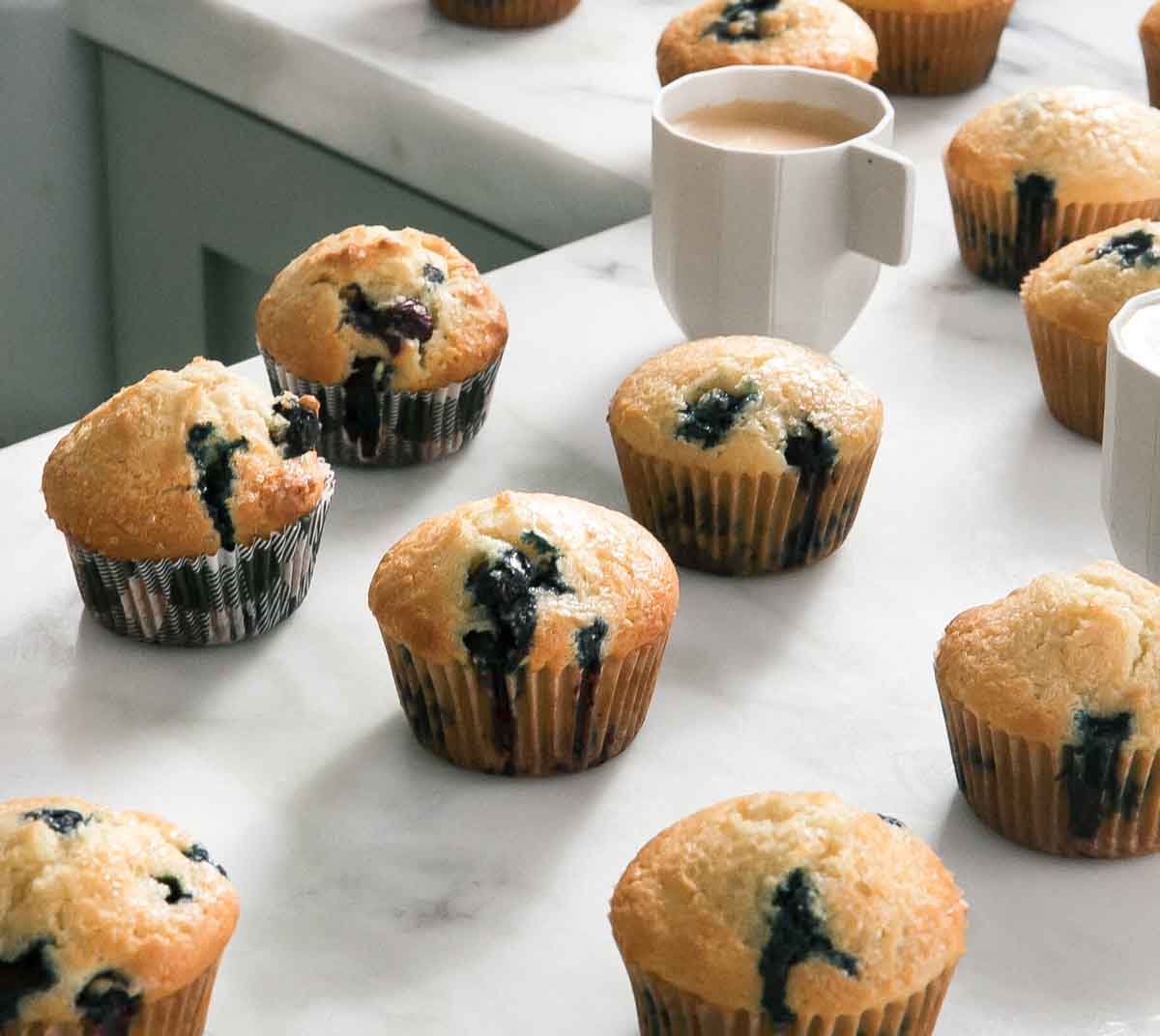 Best Blueberry Muffins. 