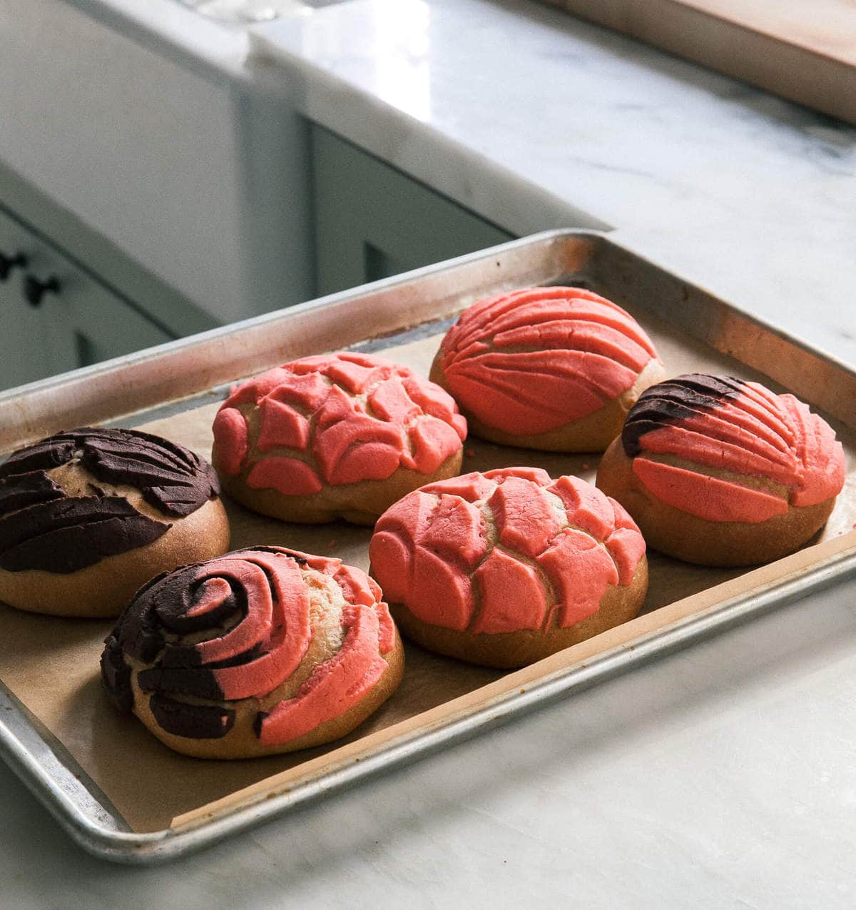 Conchas/Pan Dulce straight out of the oven