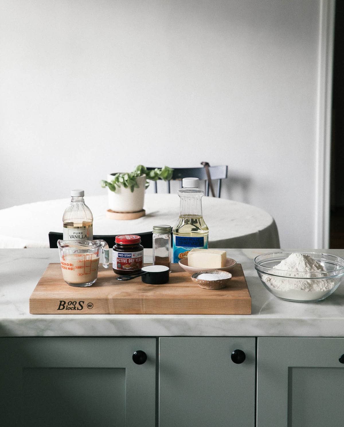 Ingredients for Concha dough