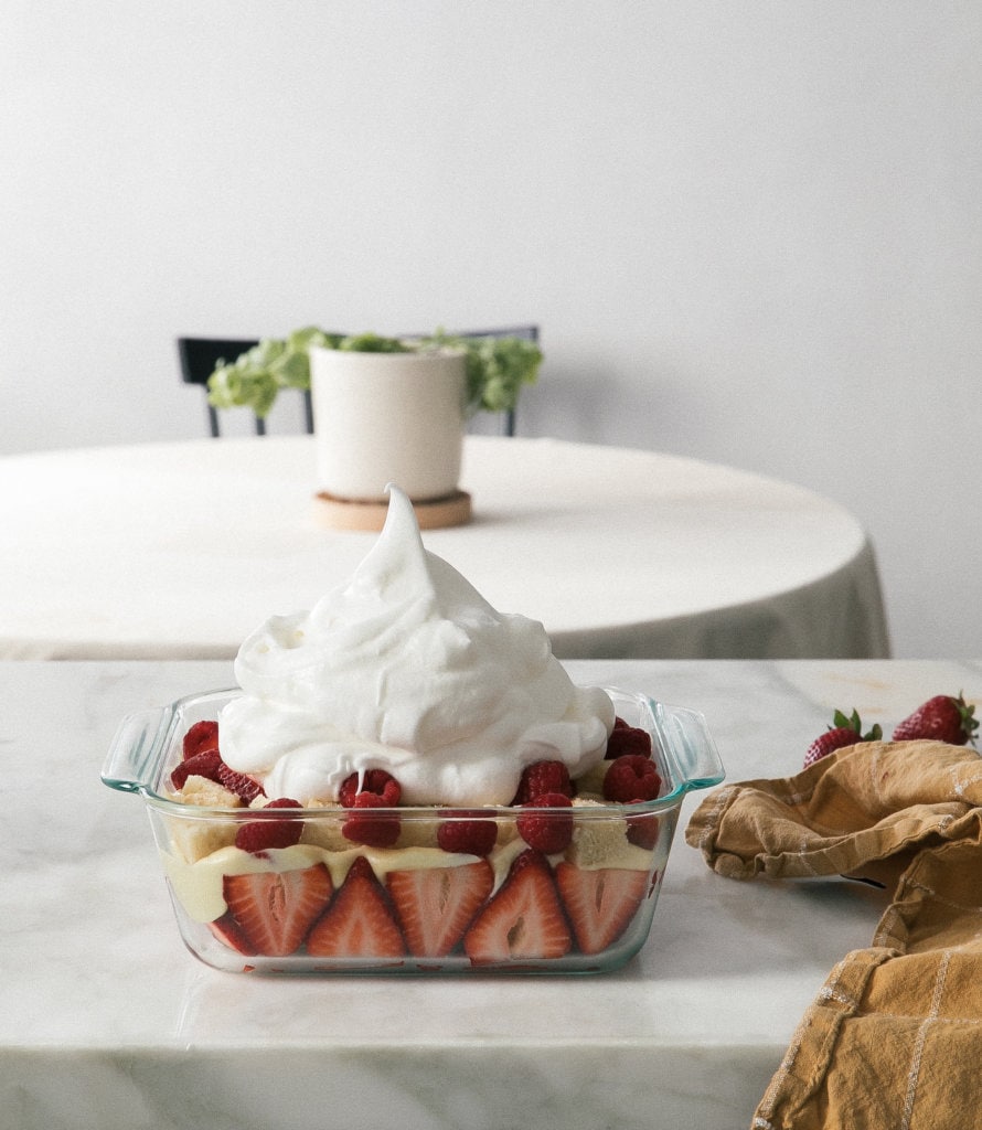 Lemon Berry Meringue Trifle Recipe A Cozy Kitchen