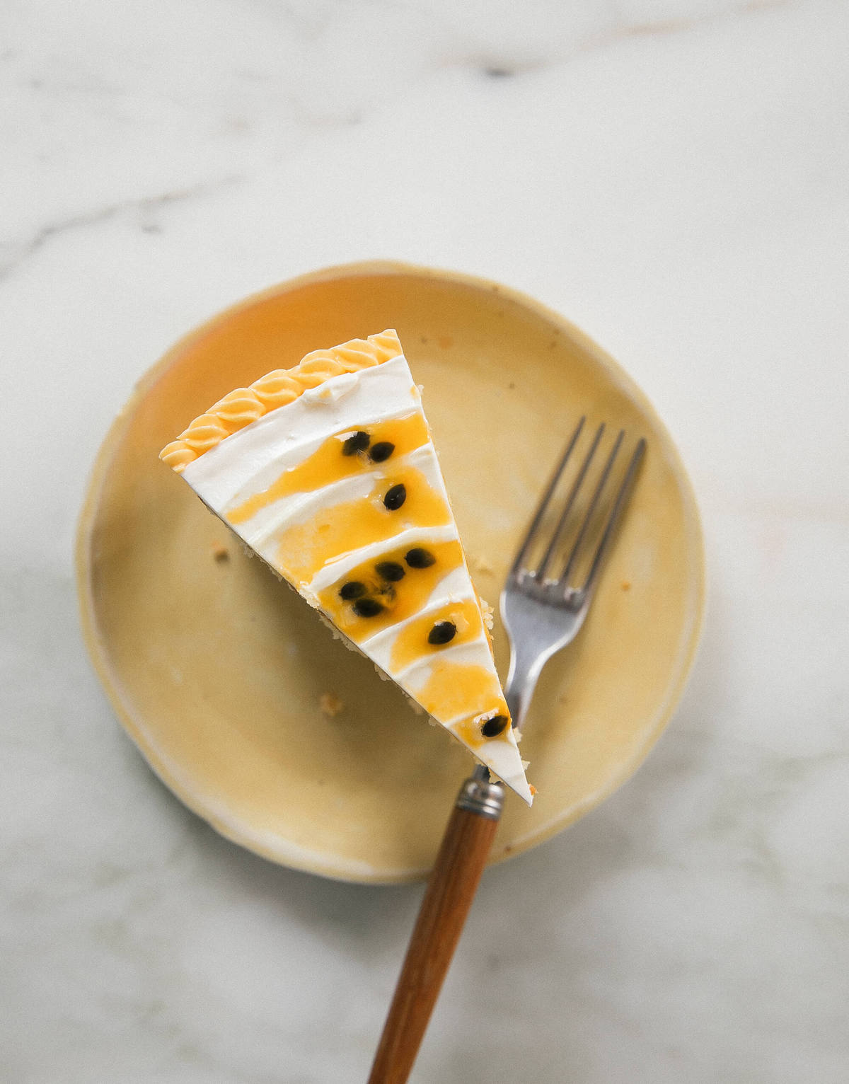 Passionfruit Vanilla Layer Cake