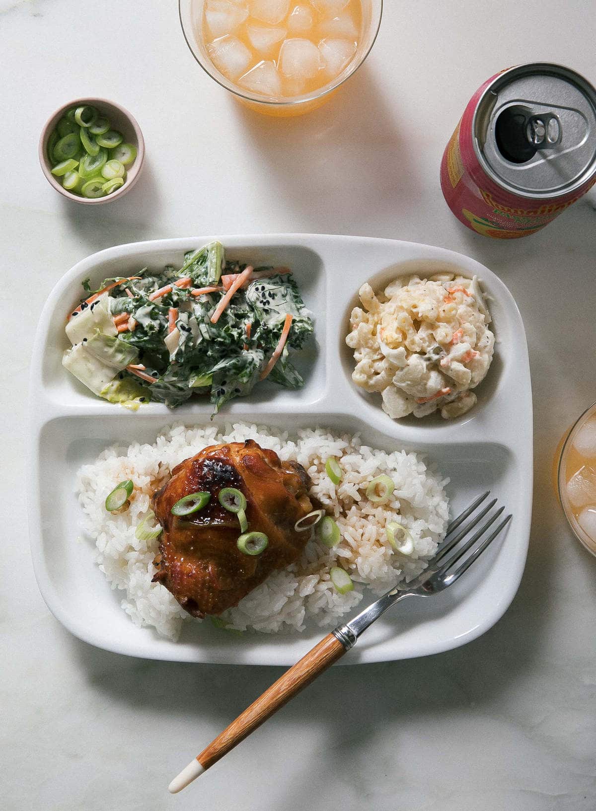 Shoyu Chicken with Hawaiian Mac Salad