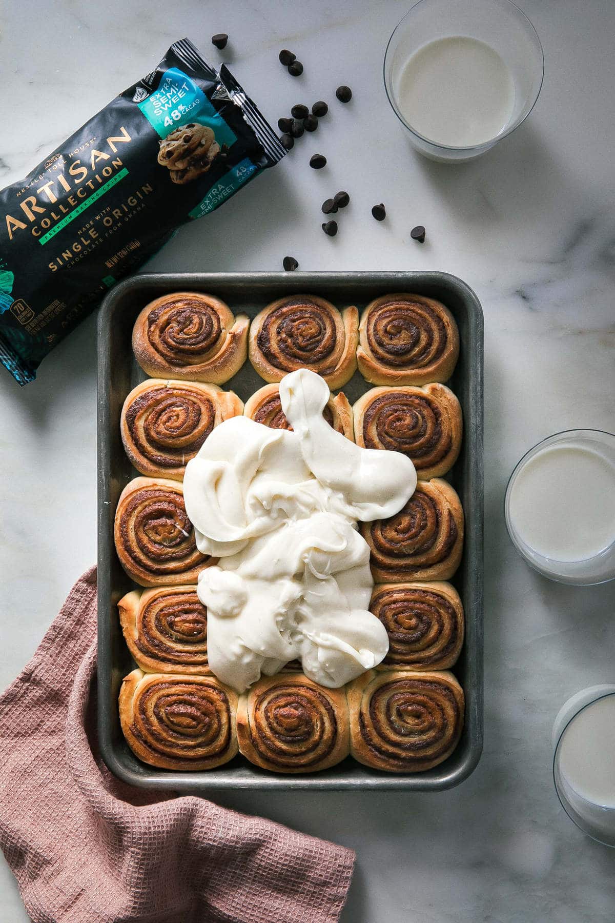 Chocolate Cardamom Morning Rolls