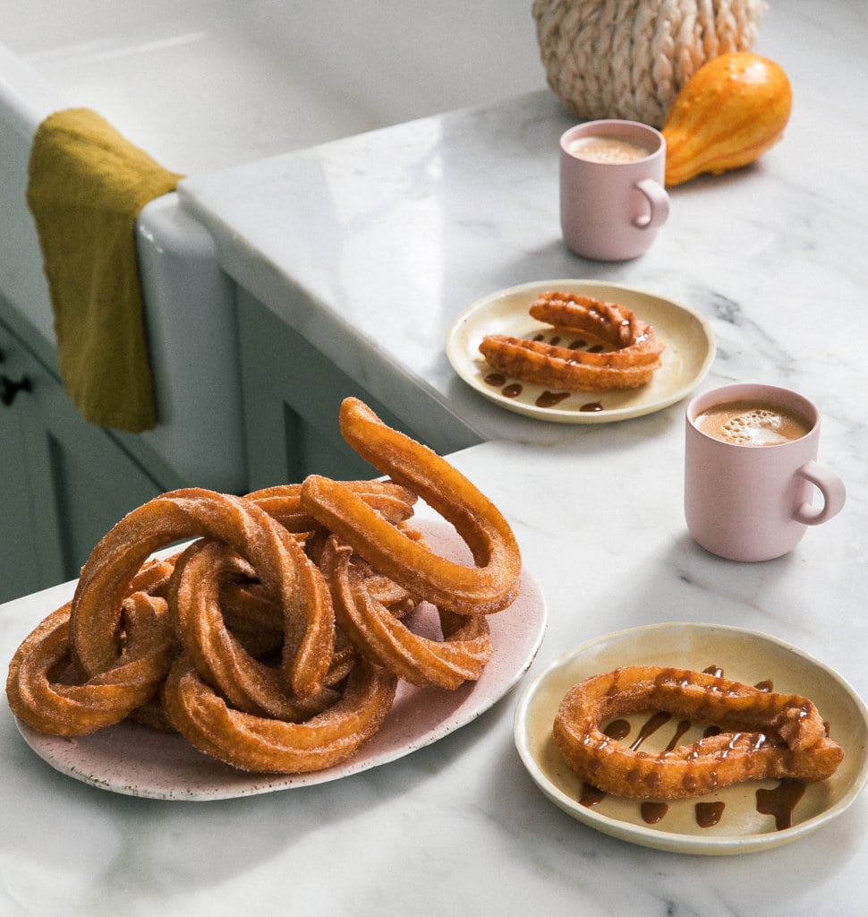 Pumpkin Churro scene on counter