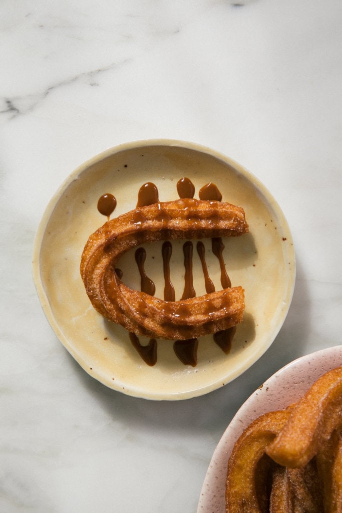 Pumpkin Churro scene on counter