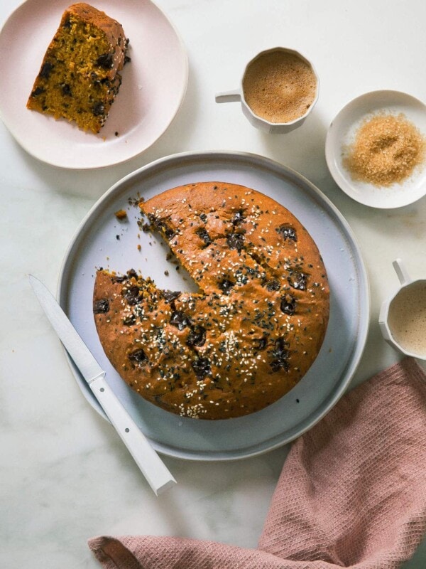 Sesame Pumpkin Chocolate Cake