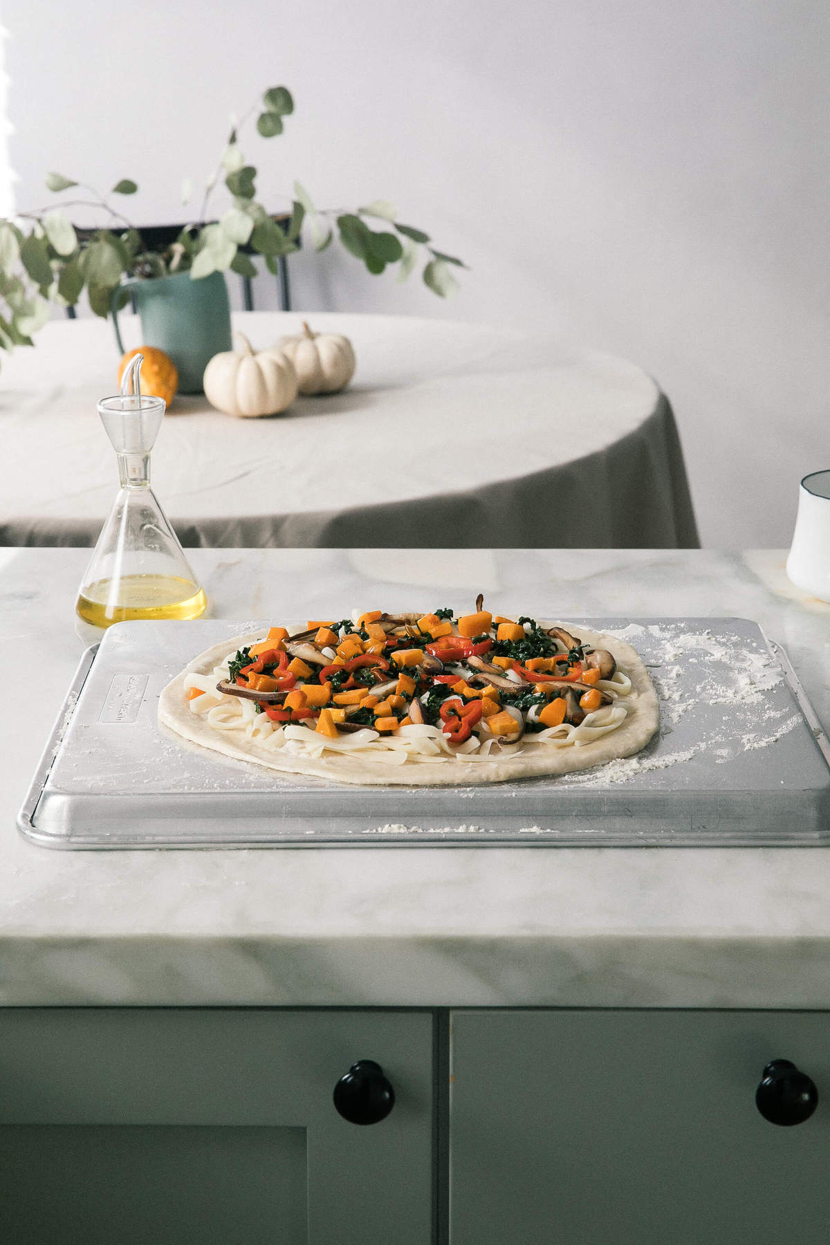 30-Minute Fall Veggie Pizza