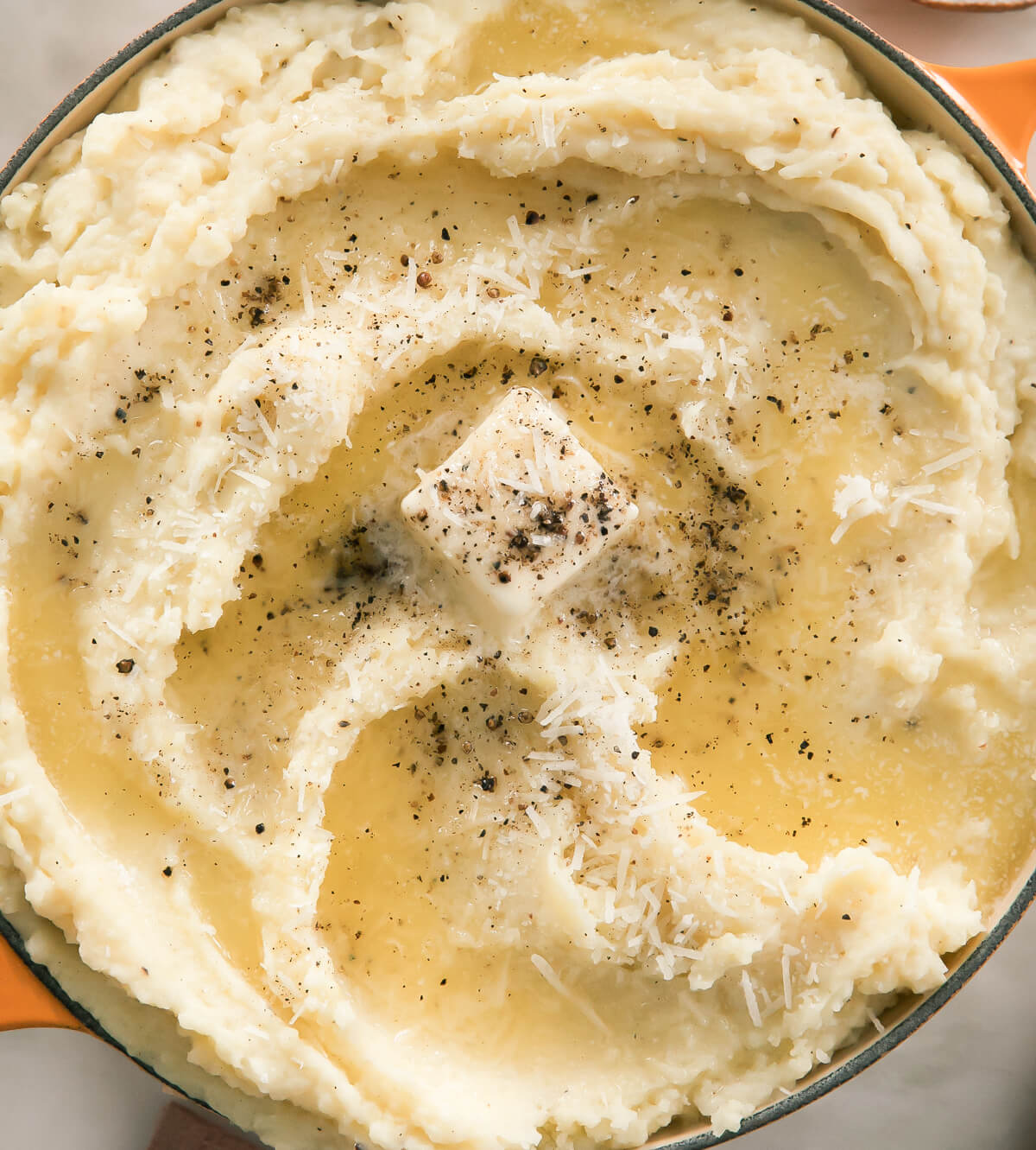 Cacio e Pepe Mashed Potatoes