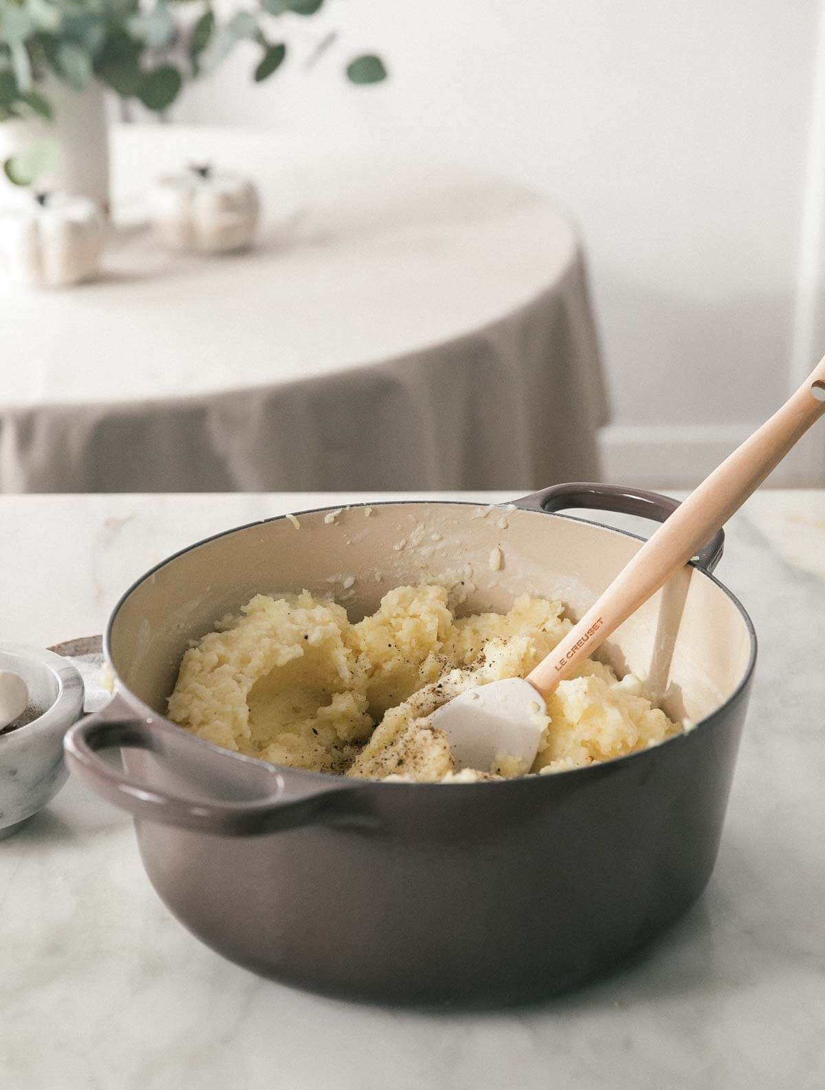 Cacio e Pepe Mashed Potatoes