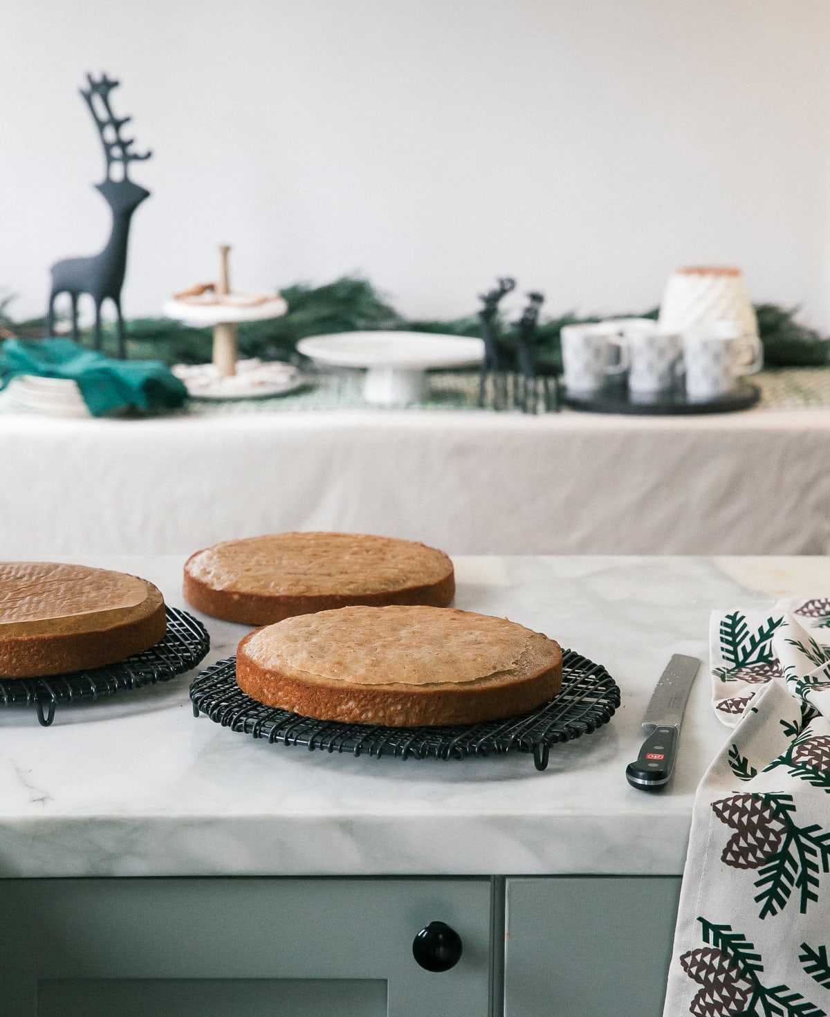 Holiday Dessert Table with Crate and Barrel