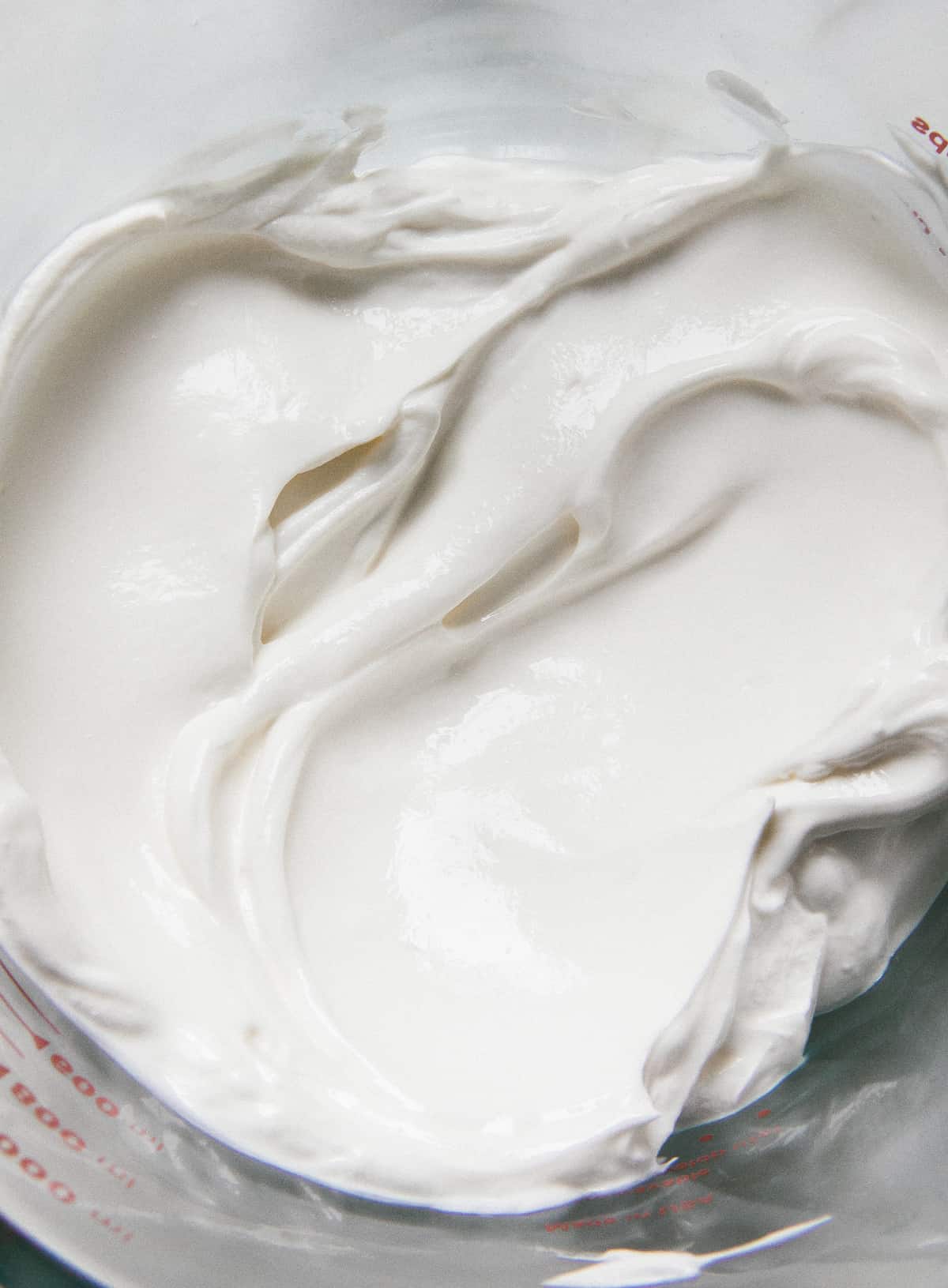 Marshmallow frosting.
