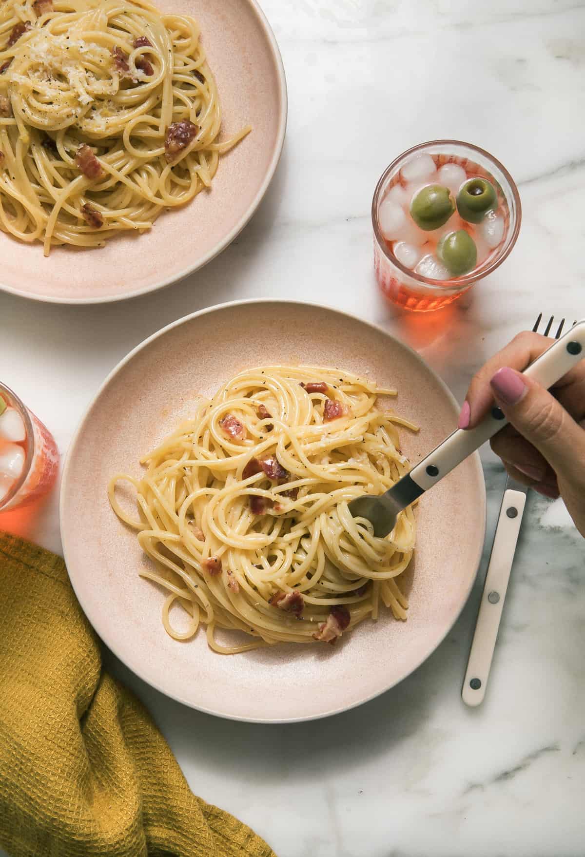 Lemon Pepper Carbonara