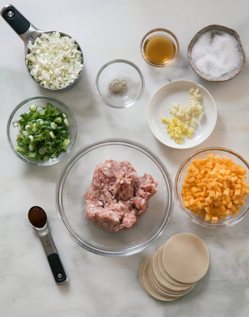 Ingredients overhead
