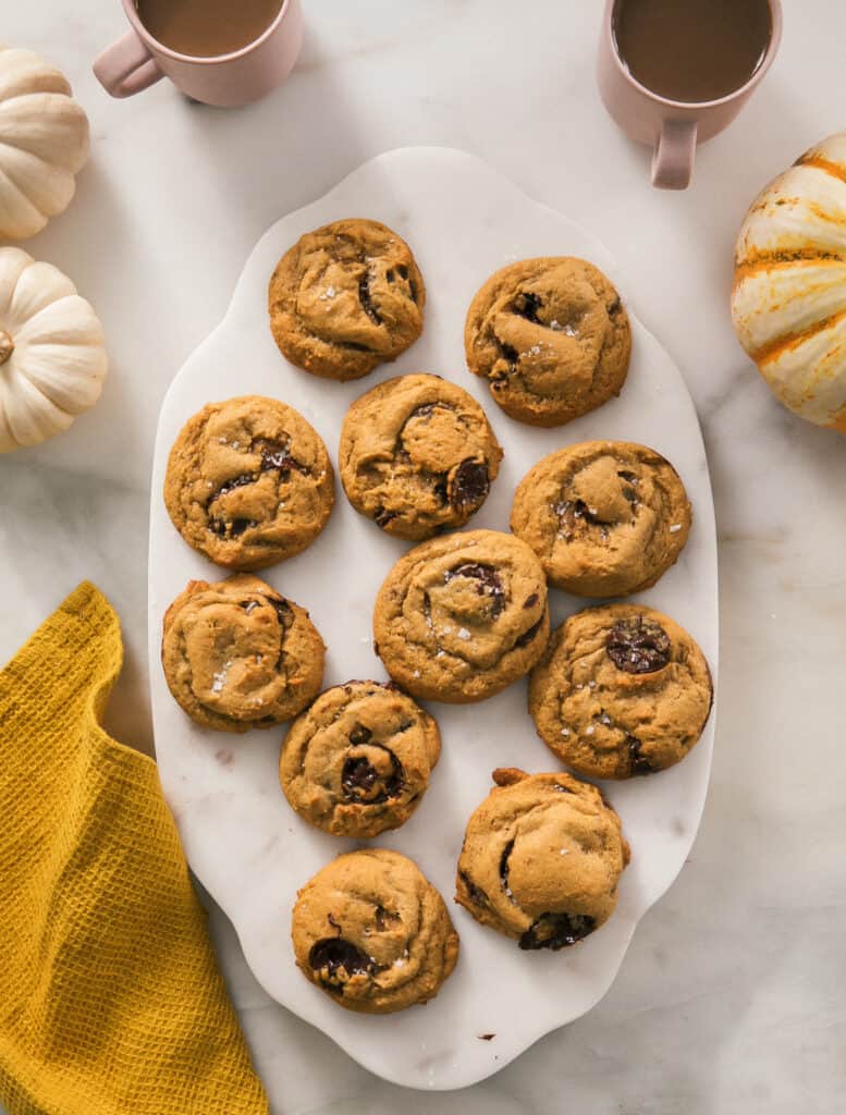 Pumpkin Chocolate Chip Cookies
