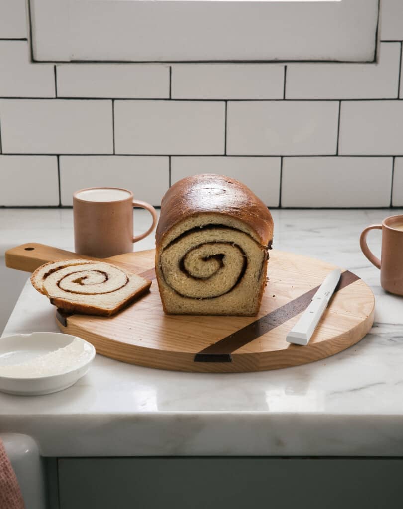 Cinnamon Swirl Bread sliced