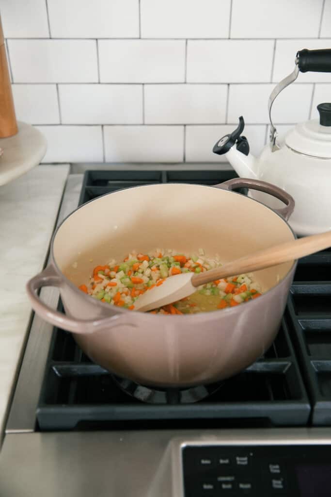 Sofrito in pot
