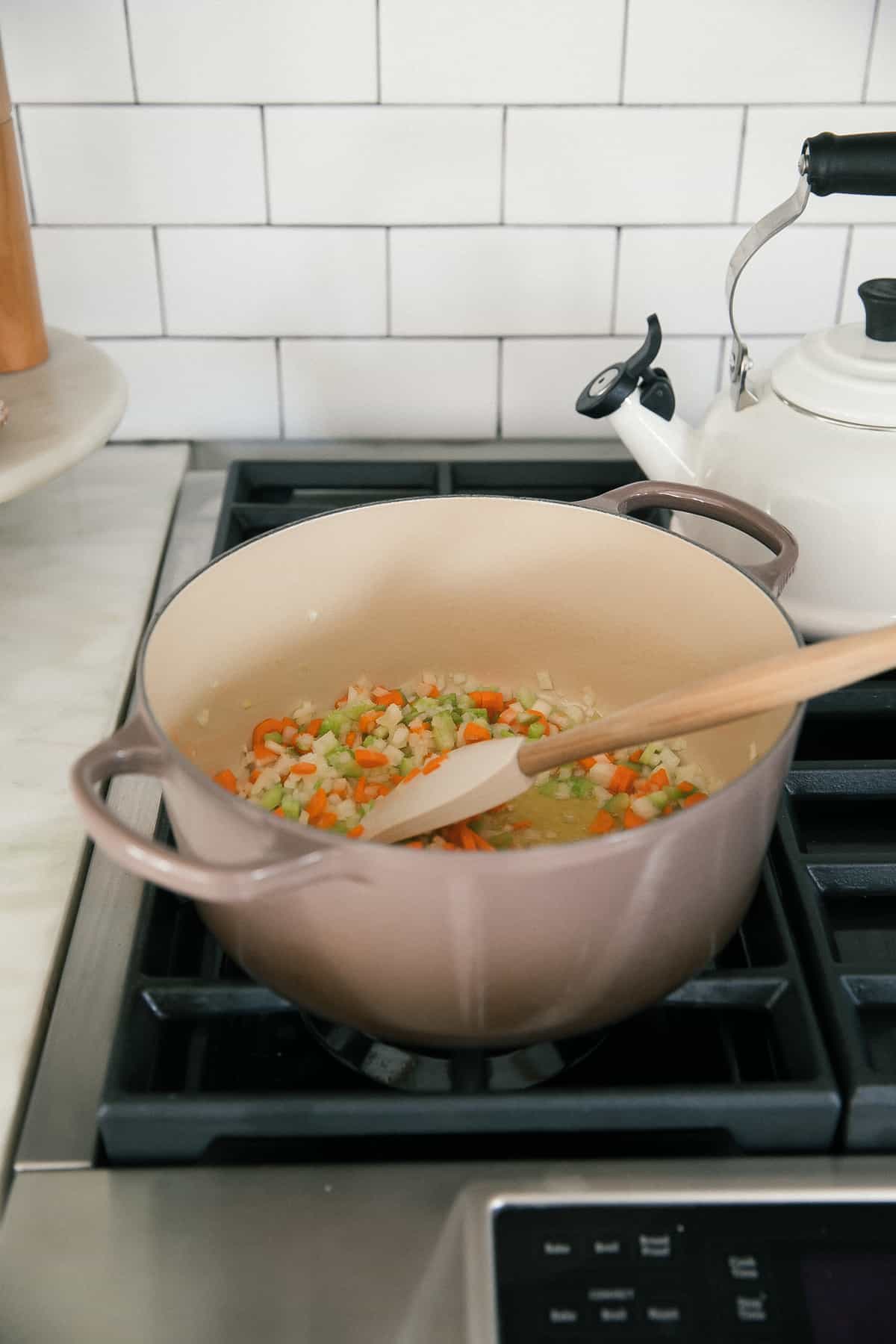Sofrito in pot